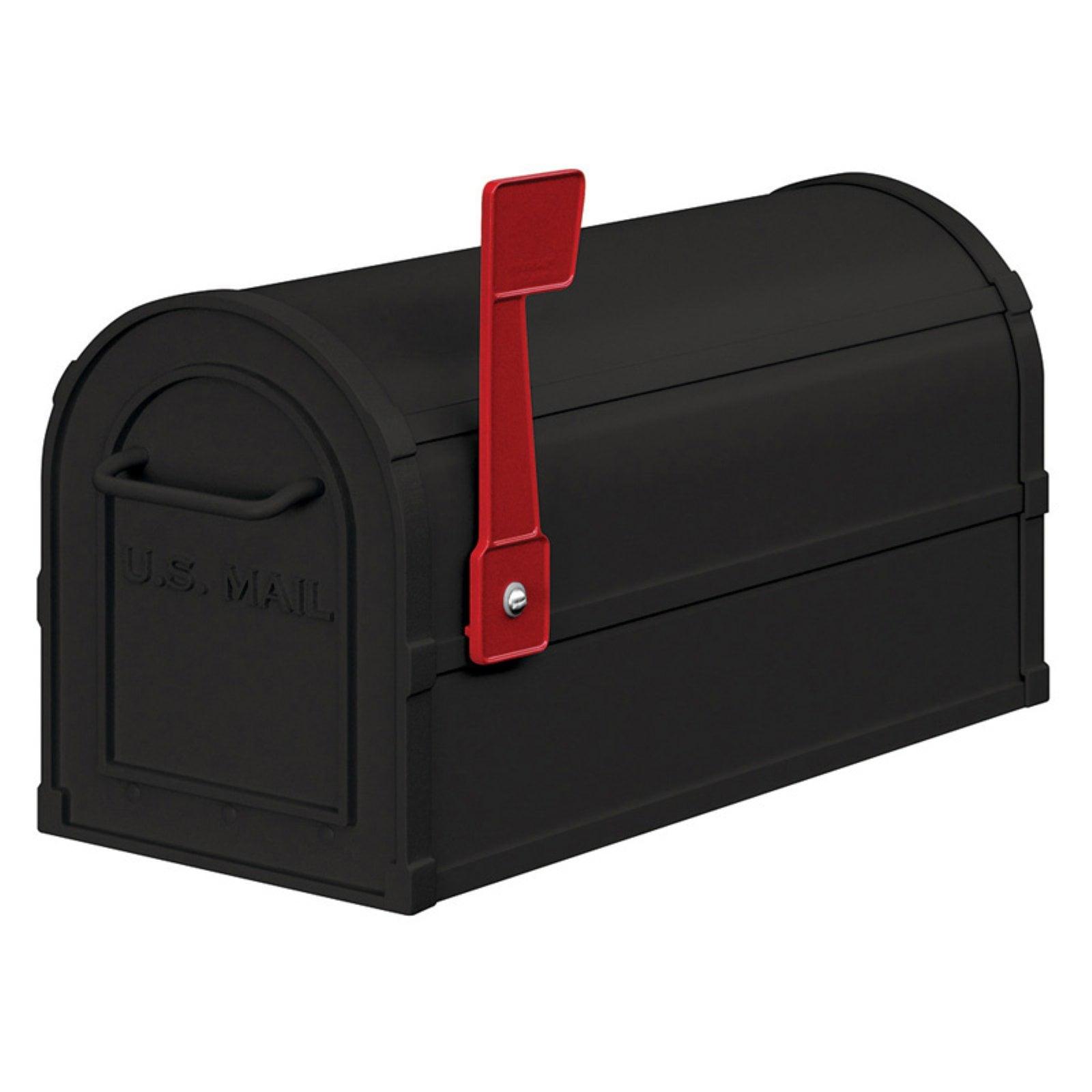 Salsbury Industries Heavy Duty Rural Mailbox - Black