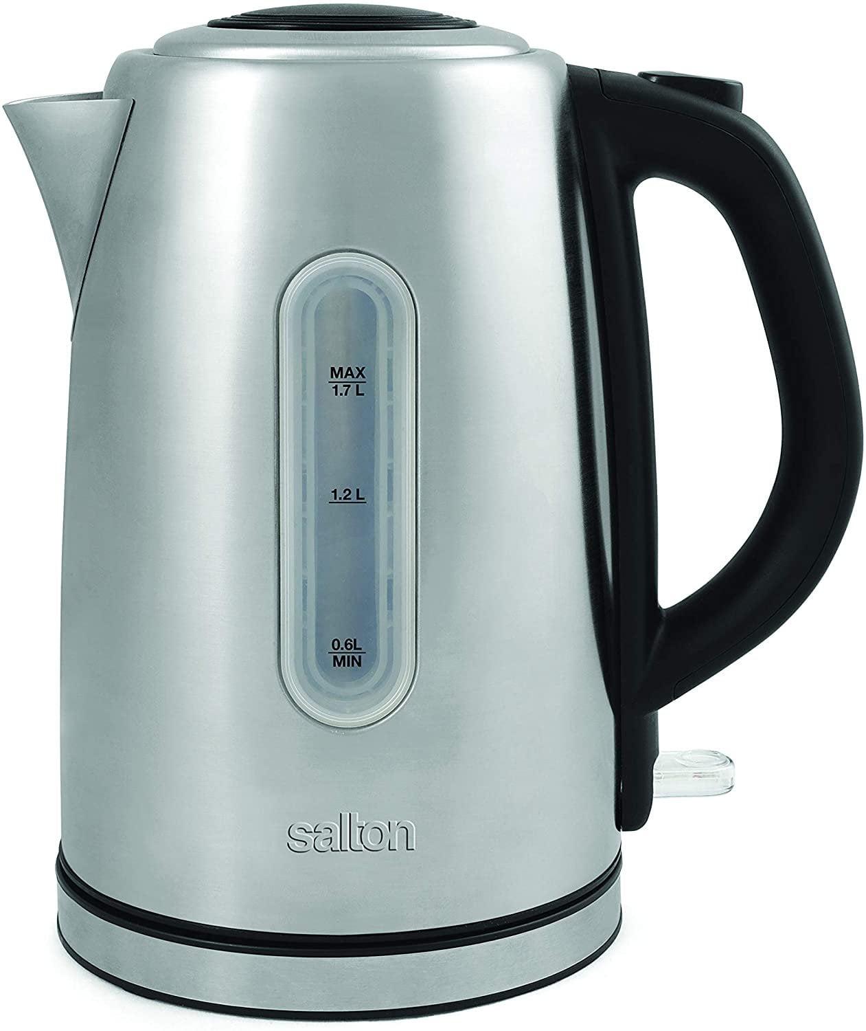 Salton 1.8 Qt. Stainless Steel Electric Tea Kettle