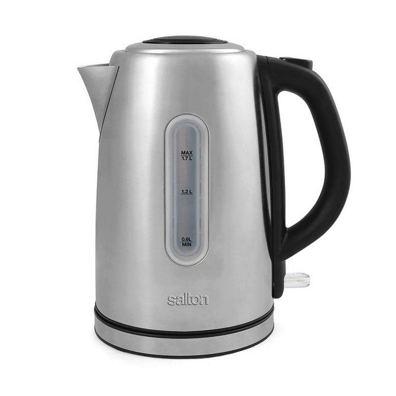 Salton 1.8 Qt. Stainless Steel Electric Tea Kettle