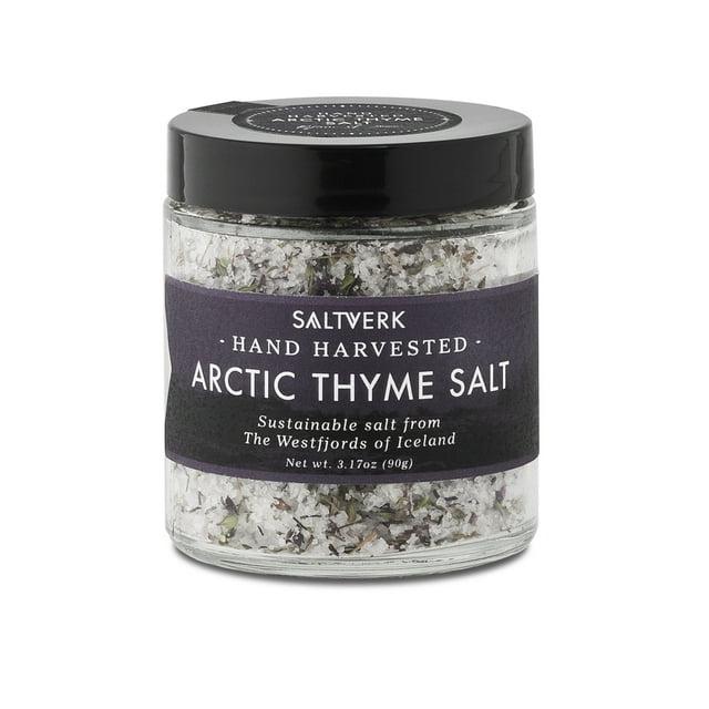 Saltverk Arctic Thyme Salt, 3.17oz of Handcrafted Icelandic Sea Salt