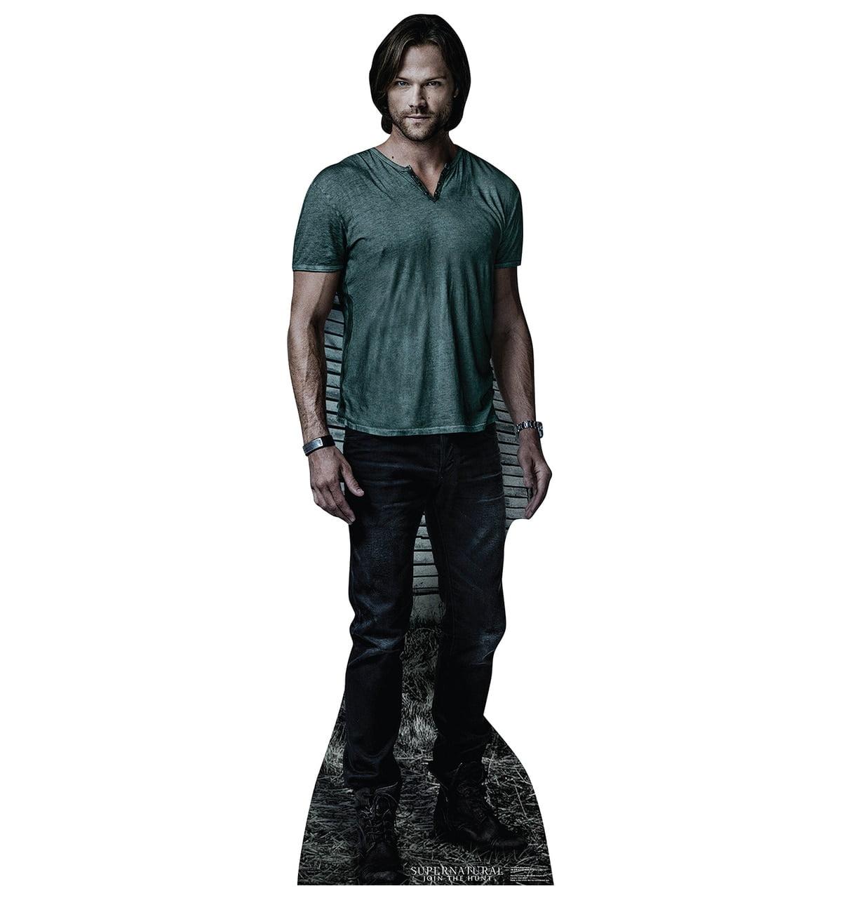 Life-Size Cardboard Standup of Sam Winchester in Casual Outfit