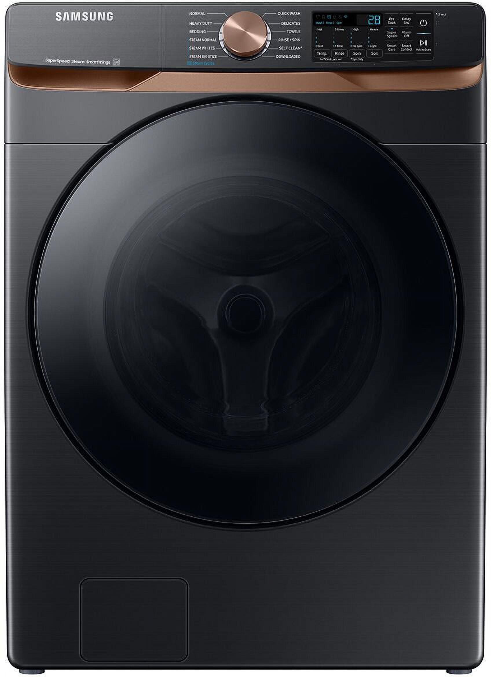 Samsung 5.0 cu. ft. Extra Large Capacity Smart Front Load Washer with Super Speed Wash and Steam