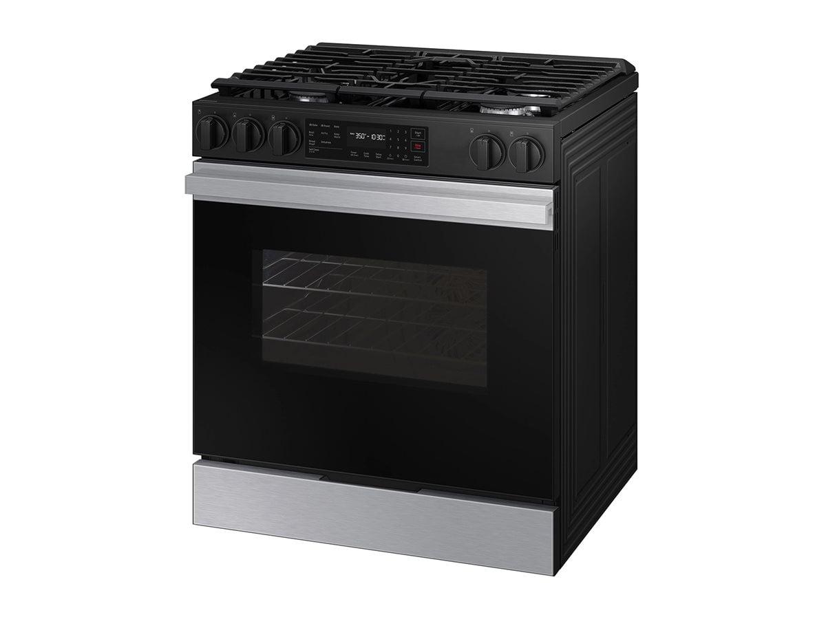 Samsung 6.0 Cubic Foot Gas Slide In Range Self Clean NSG6DG8100SR