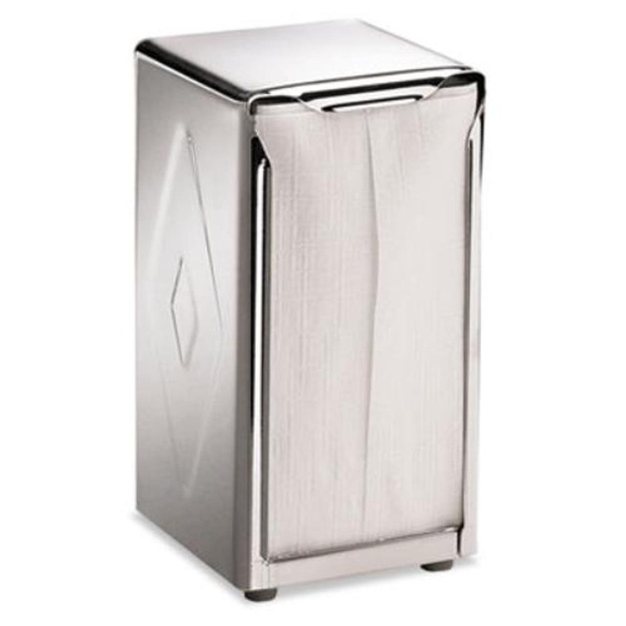 Stainless Steel Tabletop Tall Fold Napkin Dispenser