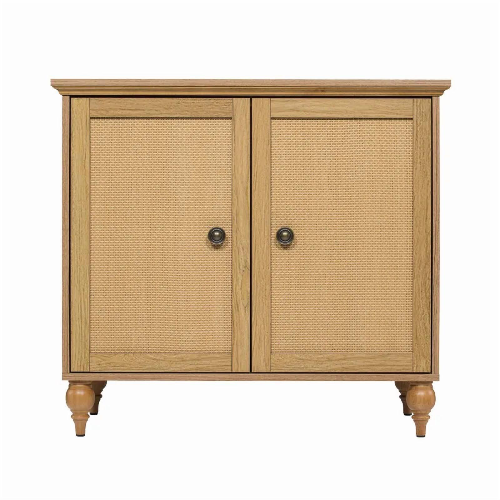 Sango Sango Newcomb Solid Wood 30.04'' Tall 2 - Door Accent Cabinet, Adjustable Shelf