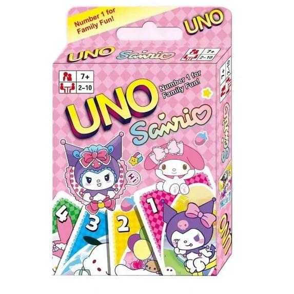 Hello Kitty Pink Family-Friendly UNO Card Game for Kids
