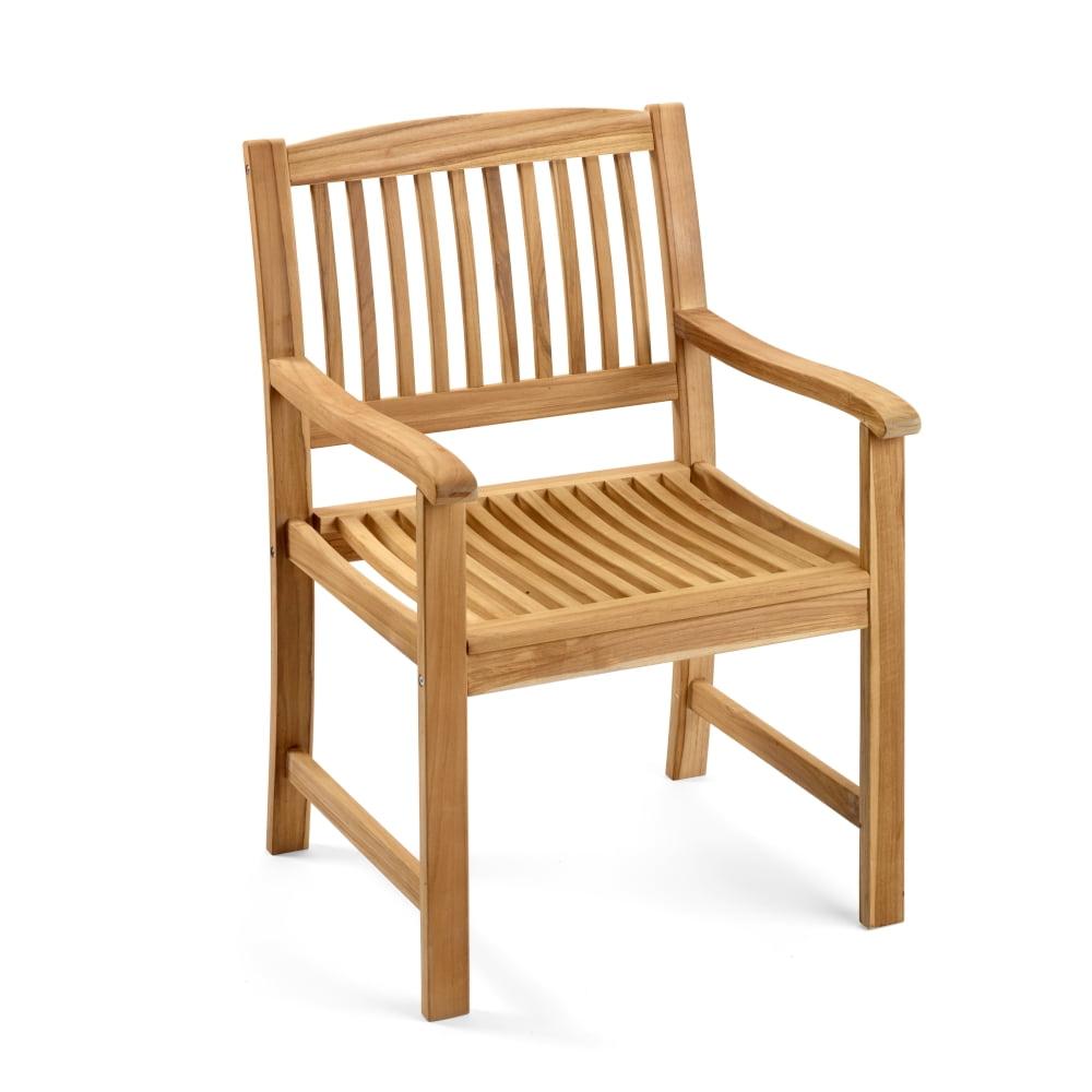 Santorini Teak Wood Outdoor Patio Dining Chair