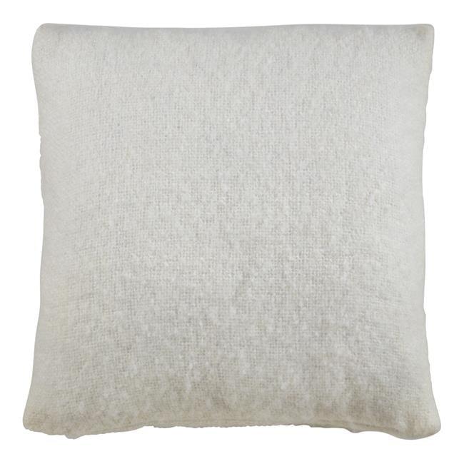 Faux Mohair Poly Filled Square Throw Pillow - Saro Lifestyle