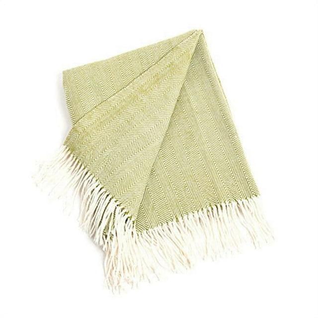 Saro Sevan Collection Hand Woven Throw Blanket