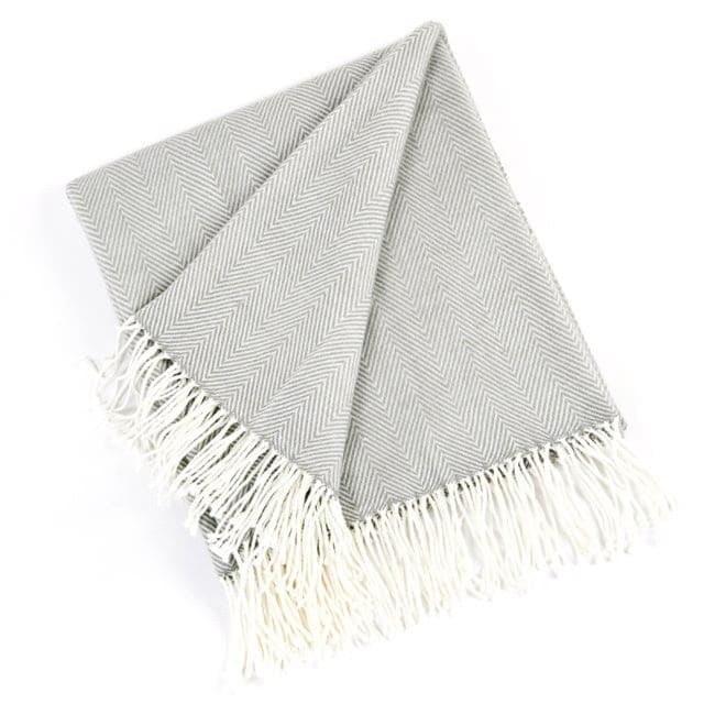 Saro Sevan Collection Hand Woven Throw Blanket
