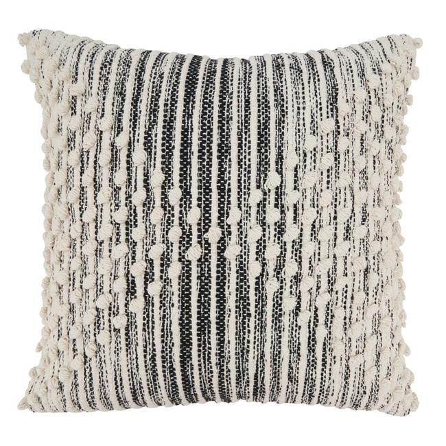 Kavya Collection Striped Cotton Pillow Cover