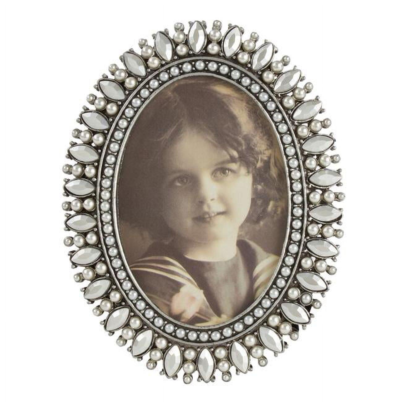 Saro Lifestyle Portrait Photo Frame With Jeweled Design