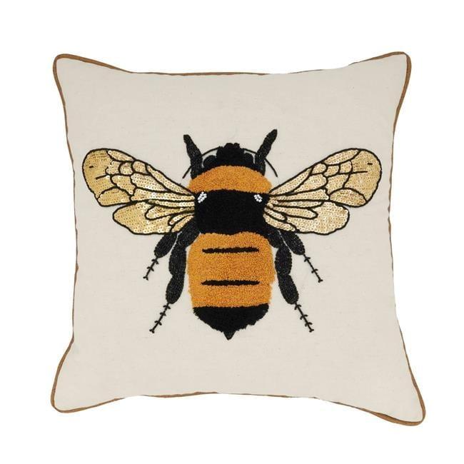 Insectes Collection Cotton Throw Pillow