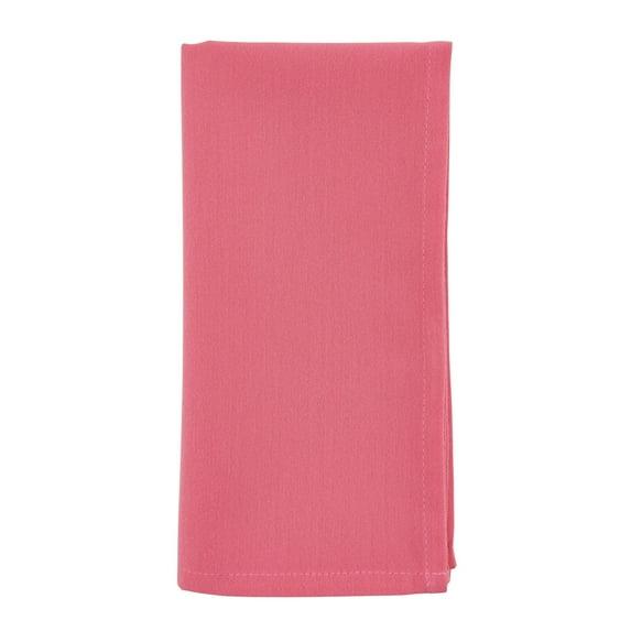 Saro Lifestyle Everyday Cloth Table Napkins (Set of 12), Pink, 20" x 20"