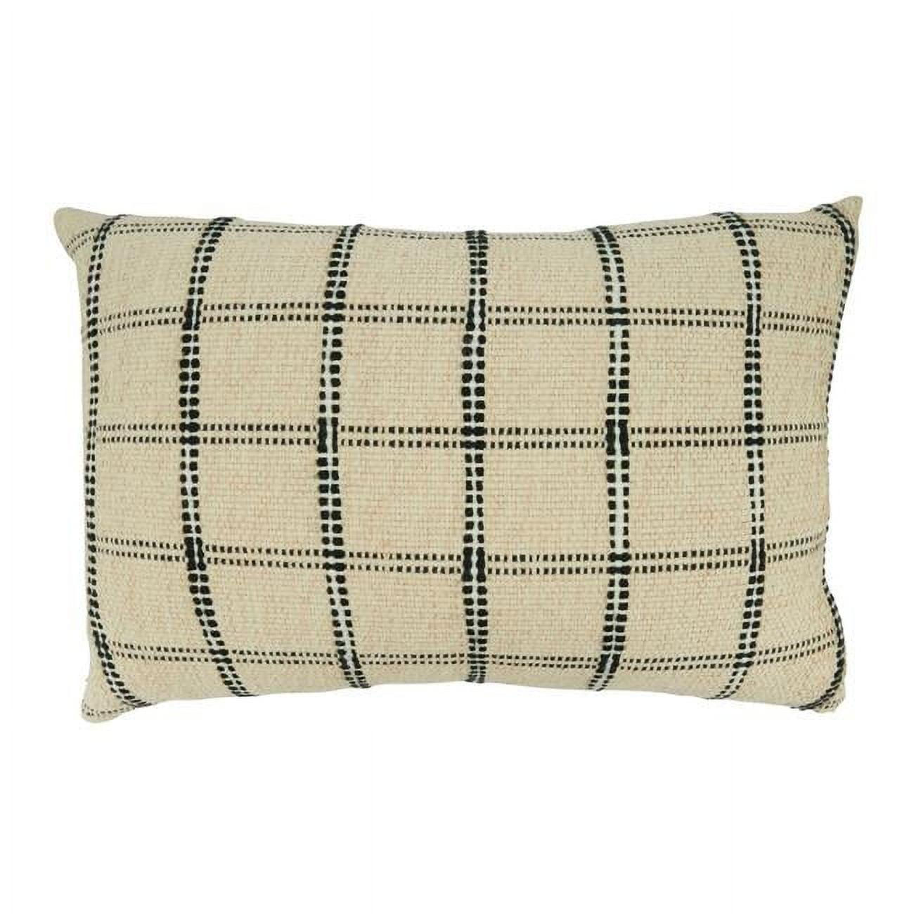 Saro McTague Collection Cotton Reversible Throw Pillow