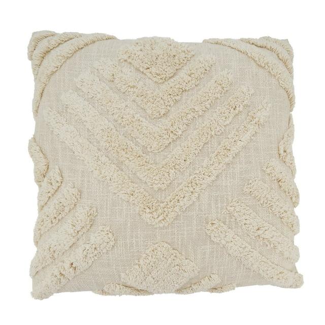 Saro Jenae Collection Cotton Pillow Cover