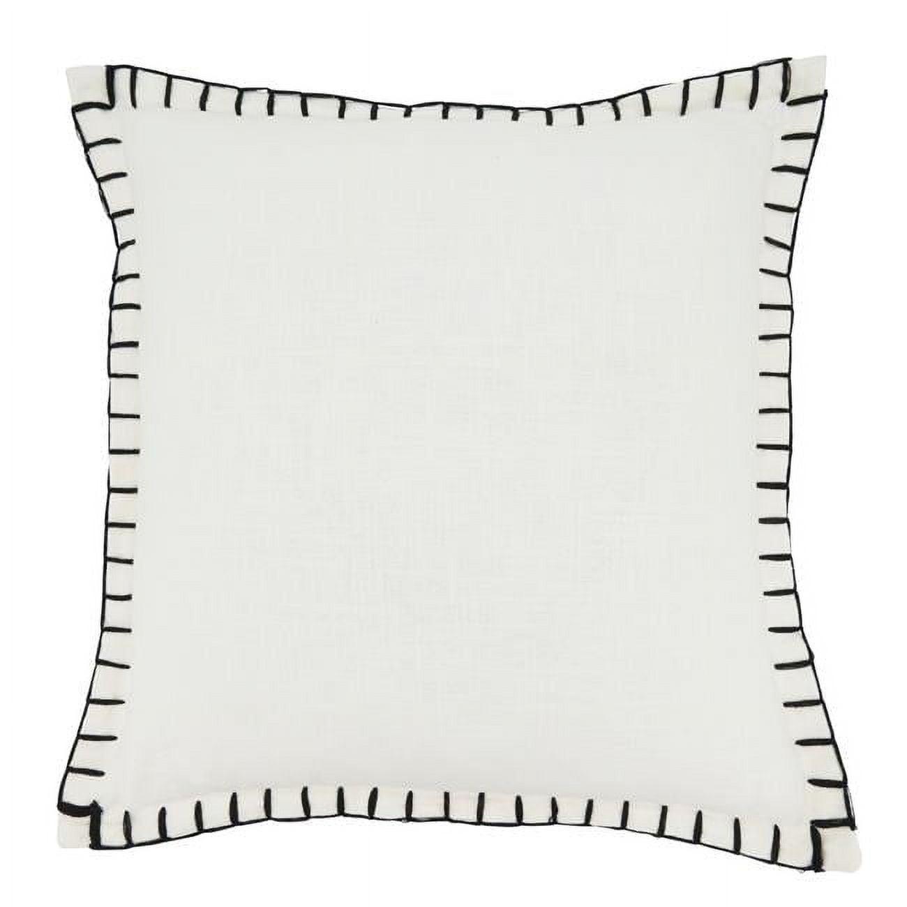 Saro Persephone Collection Cotton Pillow Cover