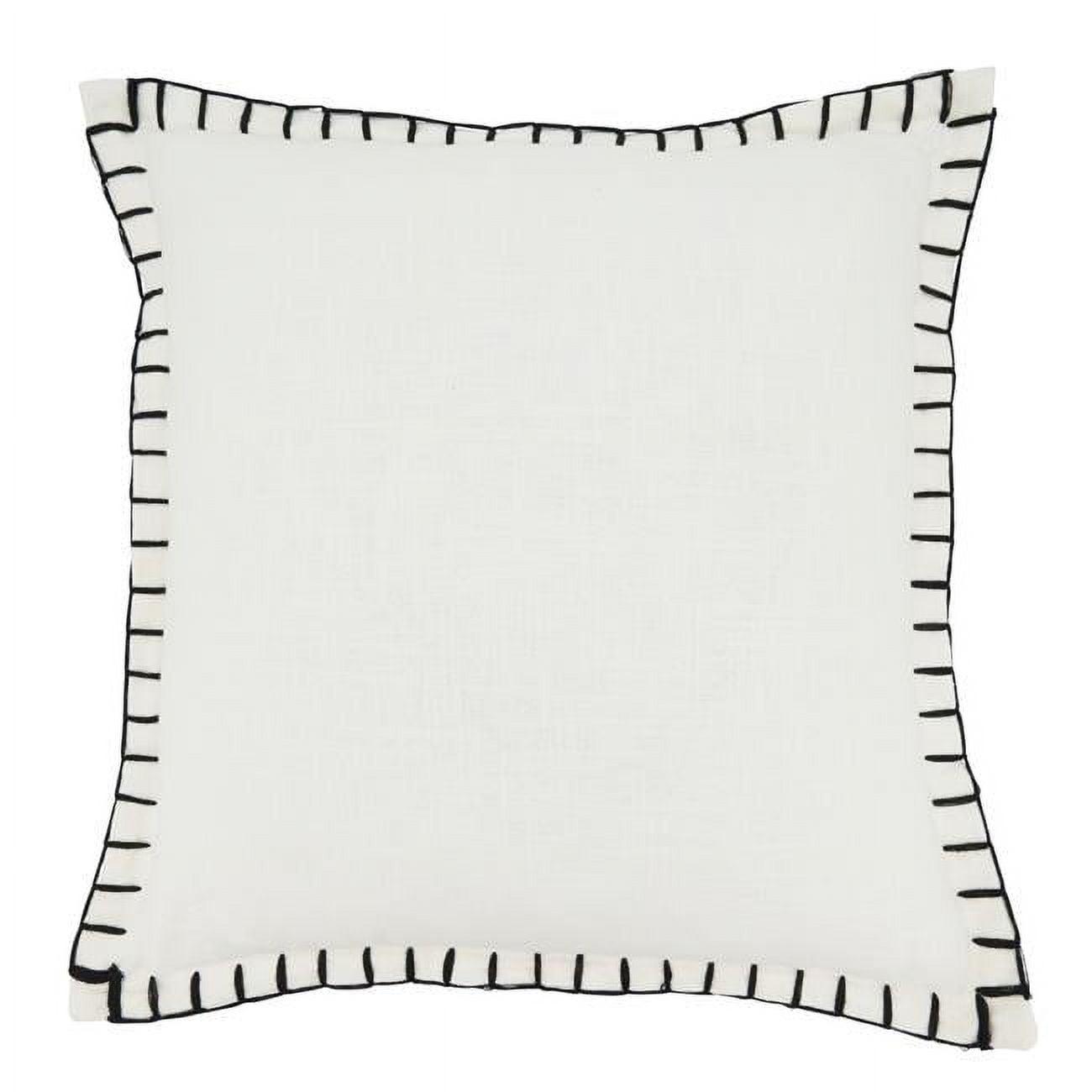 Saro Persephone Collection Cotton Pillow Cover