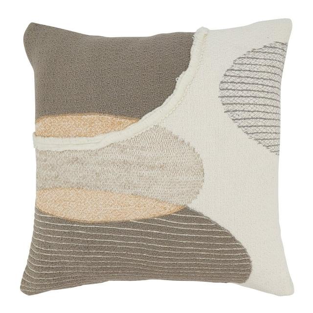 Saro Senara Collection Cotton Pillow Cover