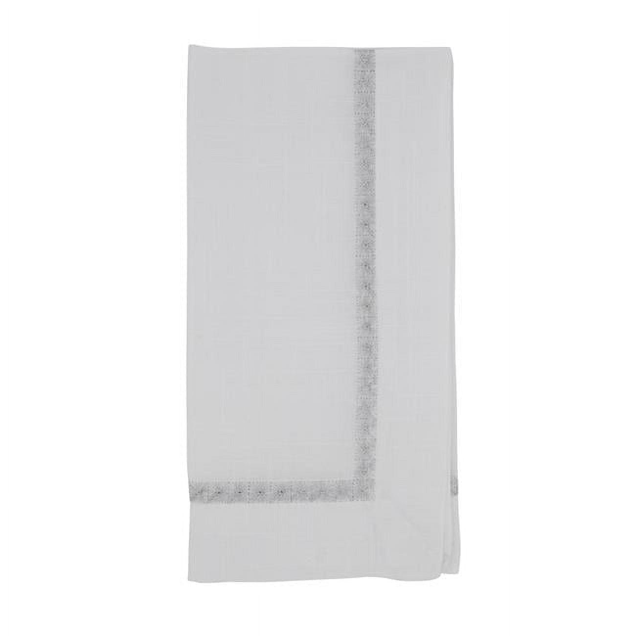 Saro Mayer Collection Polyester Embroidered Square Napkin (Set of 4)