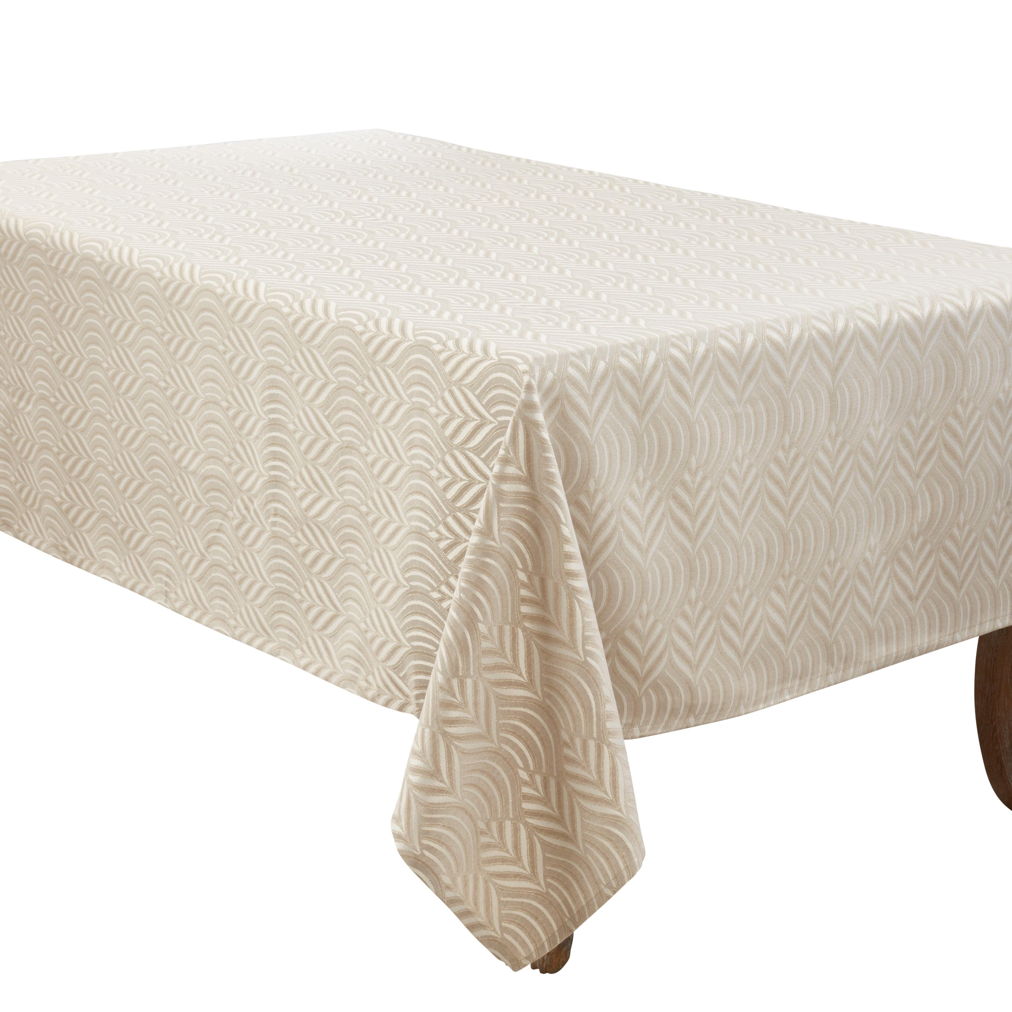 Saro Lifestyle Exquisite Jacquard Design Tablecloth