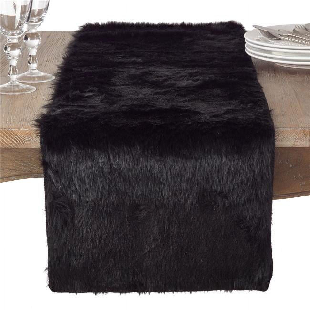 Saro Lifestyle Faux Fur Runner