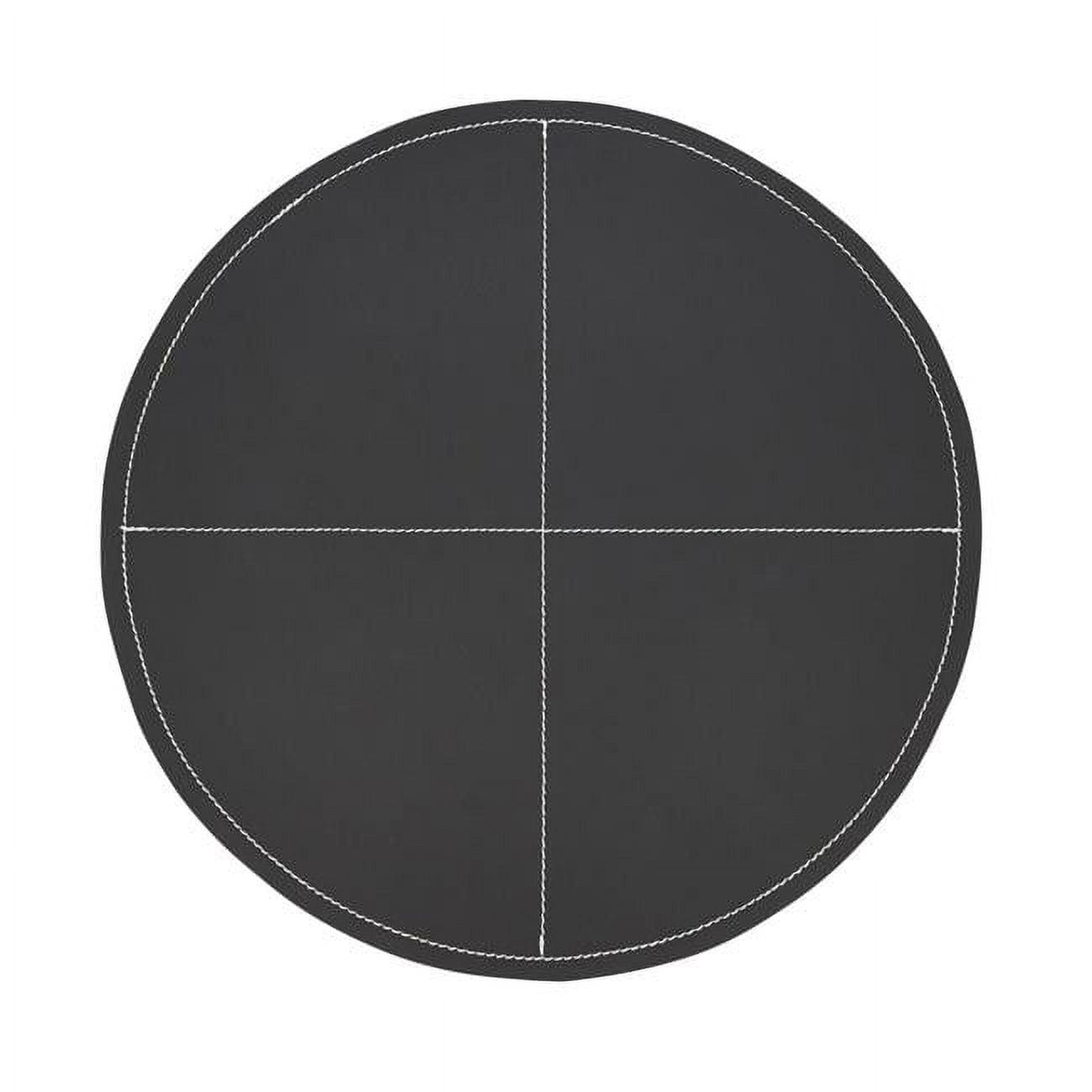 Mirela Collection 100% Polyurethane No Pattern Round Placemat