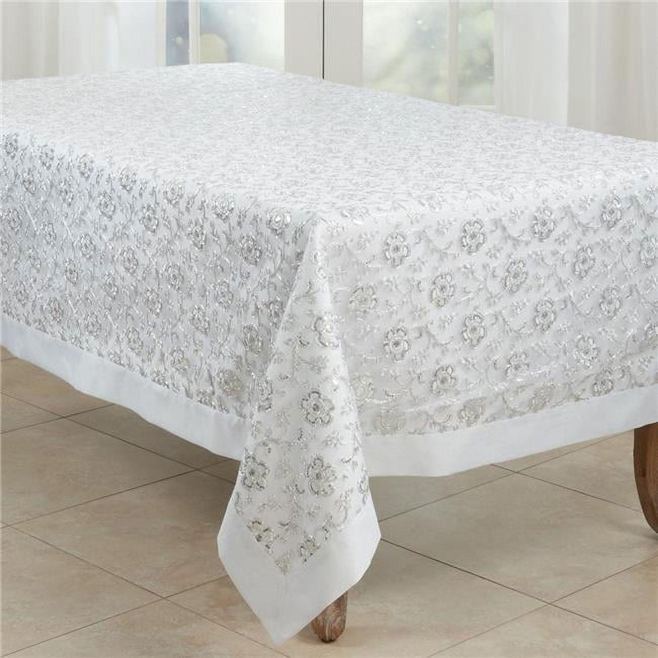 Saro Éloise Floral Tablecloth