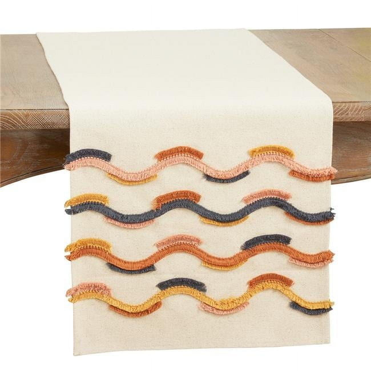 Saro 100% Cotton Table Runner