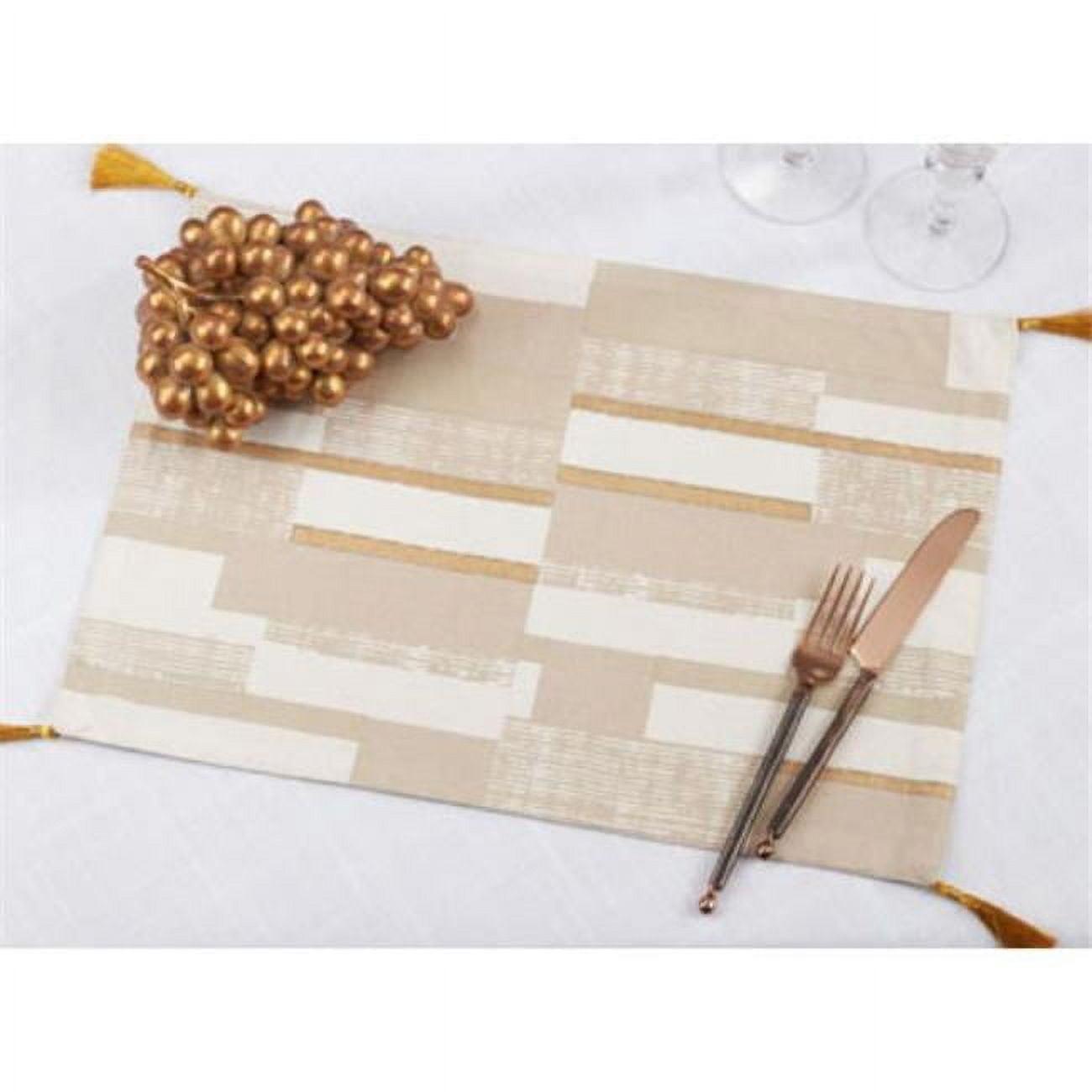 100% Cotton Geometric Rectangle Placemat