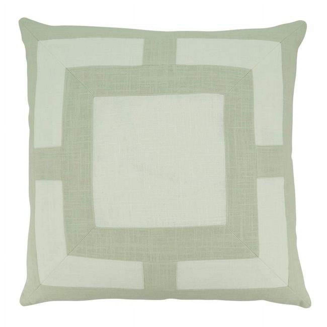 Saro Roslyn Collection Geometric Cotton Throw Pillow