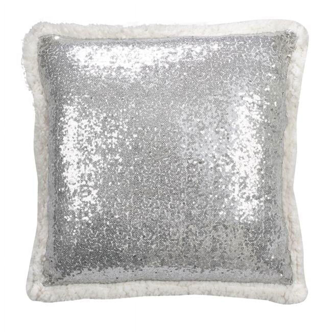 Saro Paillette Collection Sequined Throw Pillow