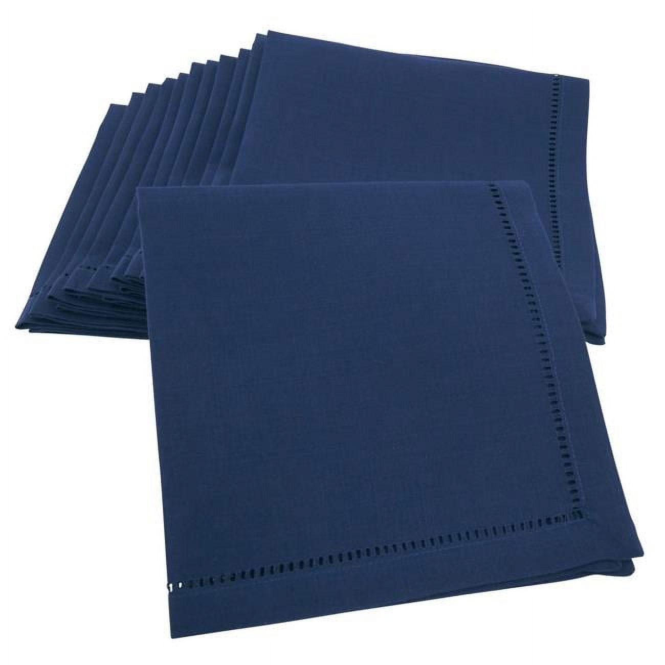 Saro Lifestyle Saro Lifestyle Dinner Napkin With Hemstitch Border (Set of 12)