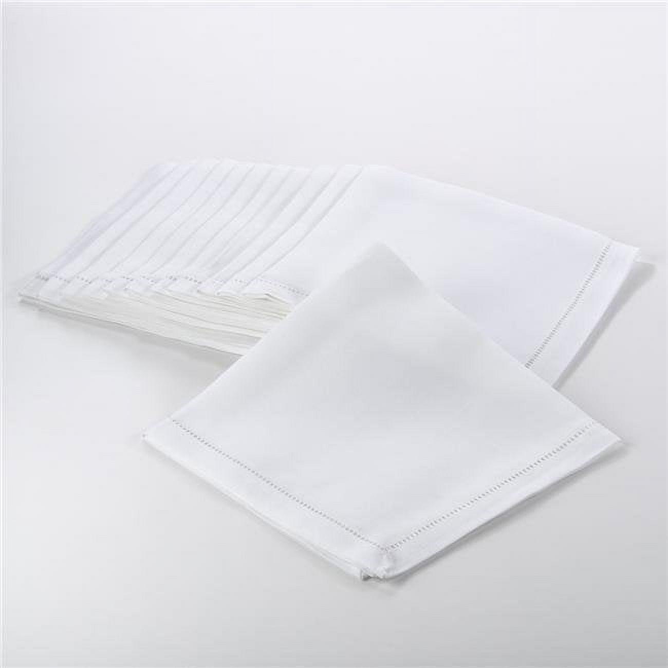 Saro Lifestyle Napkin With Hemstitch Border Design (Set of 12)