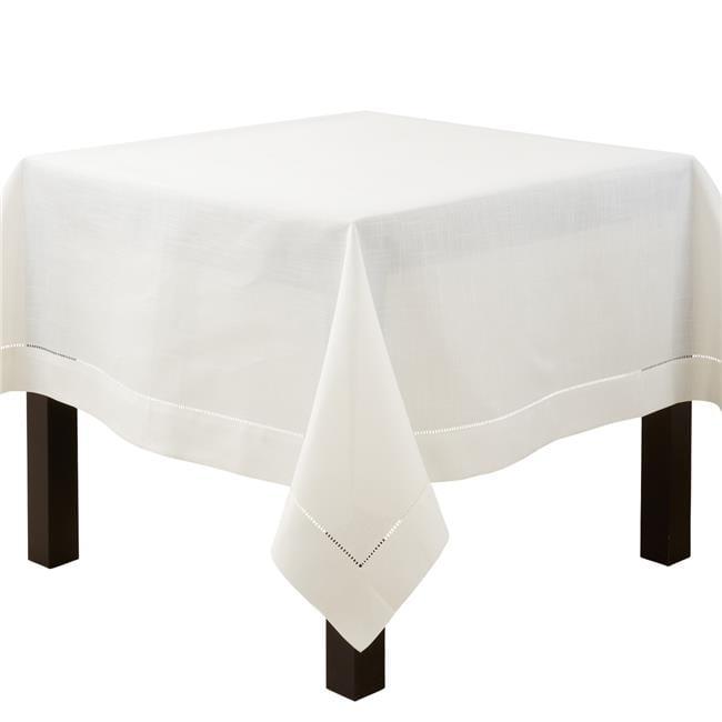 Saro Lifestyle Classic Hemstitch Border Tablecloth