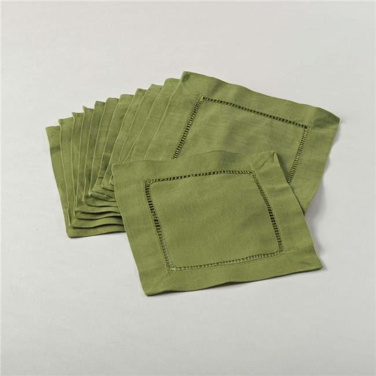 Saro Lifestyle Hemstitch Cocktail Napkin (Set of 12)