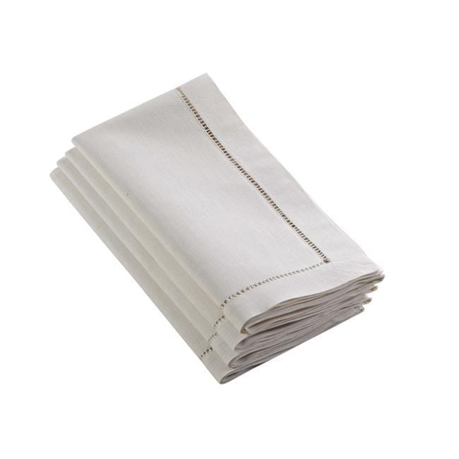 Saro Lifestyle Hemstitched Elegance Napkin  (set of 4)