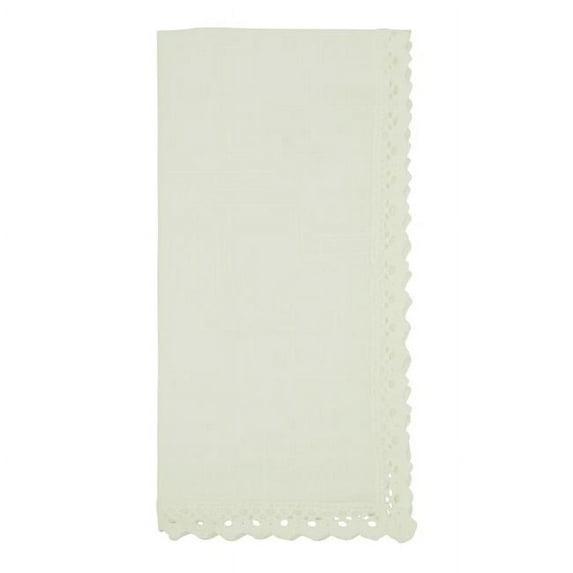 Saro Abilene Collection Polyester Square Napkin (Set of 4)