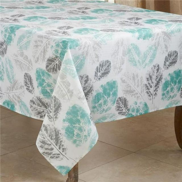 Saro Lifestyle Mantel con Estampado de Hojas