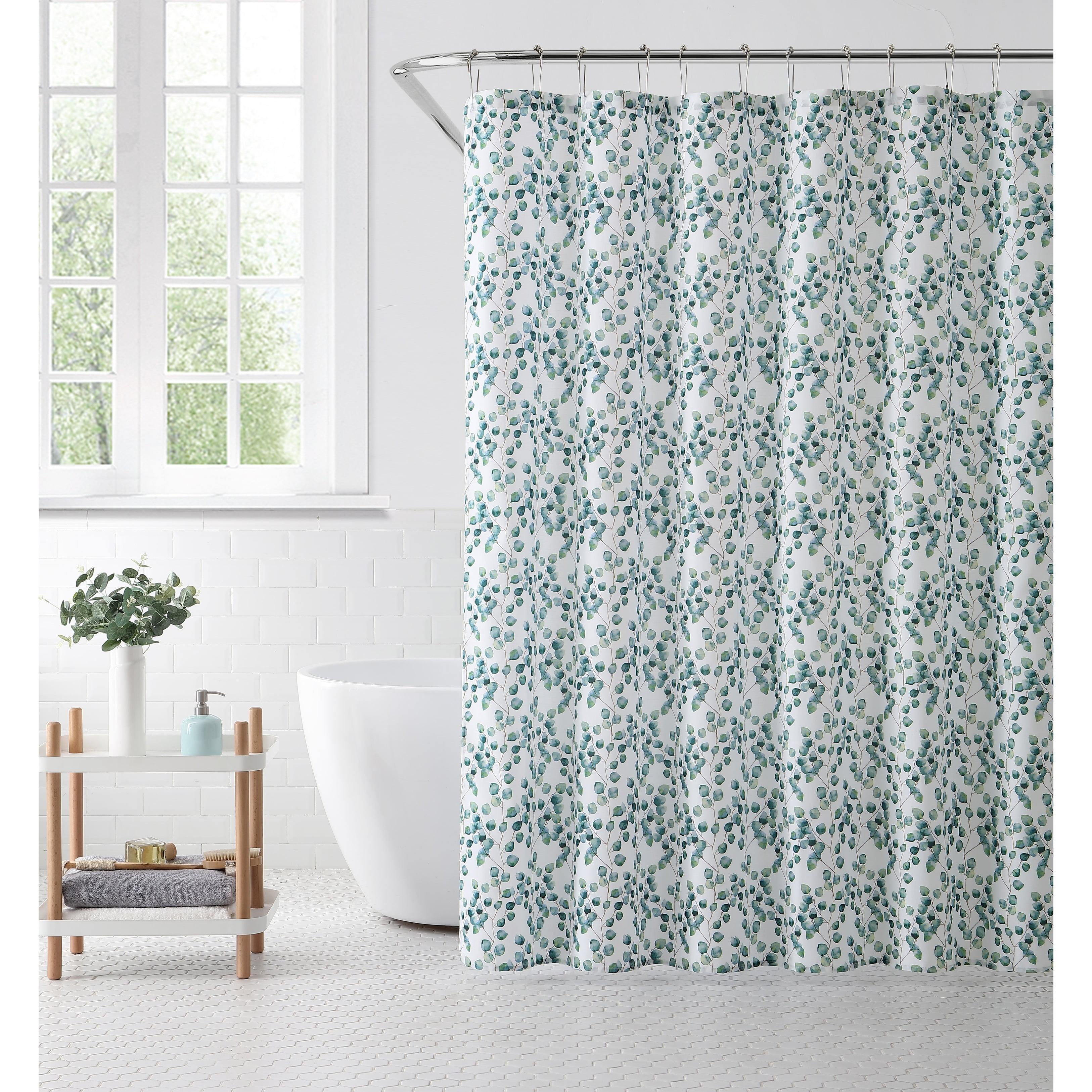 Eucalyptus Leaf Fabric Shower Curtain, 70"x72"