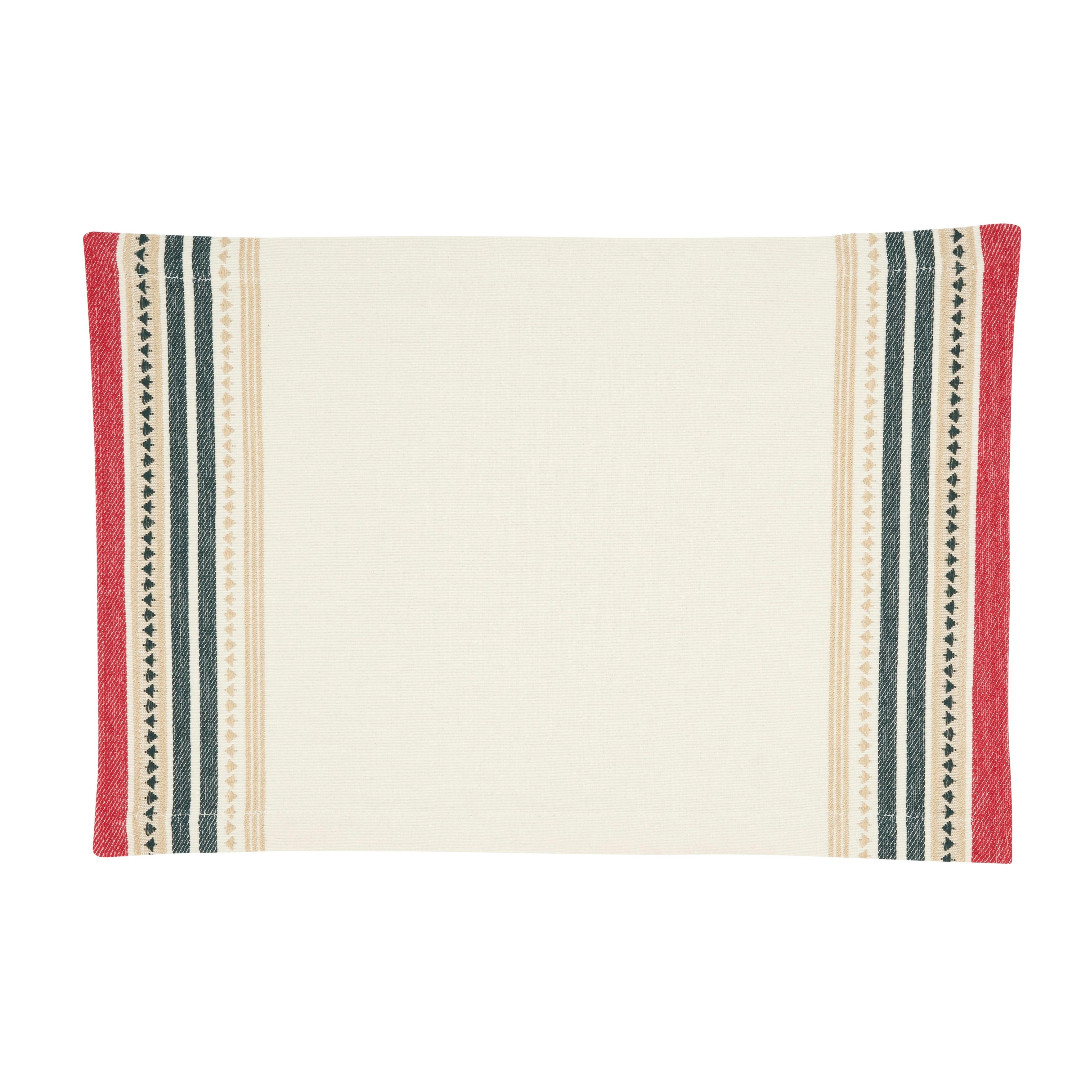 Saro Merry Pines Dobby Placemat (Set of 4)