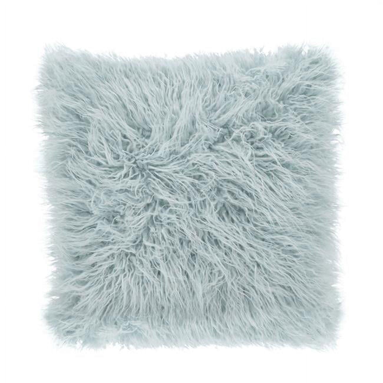 Saro Lifestyle Mongolian Faux Fur Throw Pillow