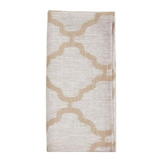 Saro Marrakesh Collection Polyester Geometric Square Napkin (Set of 4)