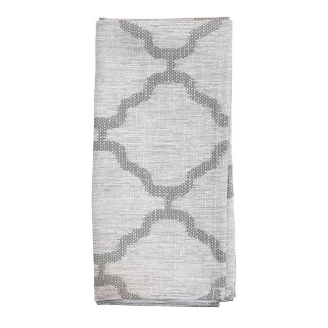Saro Marrakesh Collection Polyester Geometric Square Napkin (Set of 4)