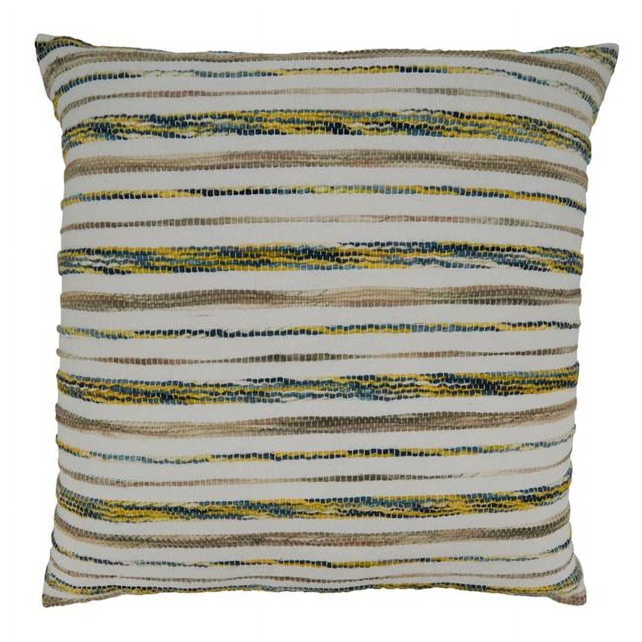 Saro Lifestyle Saro Lifestyle Striped Design Multi Pillow Cover