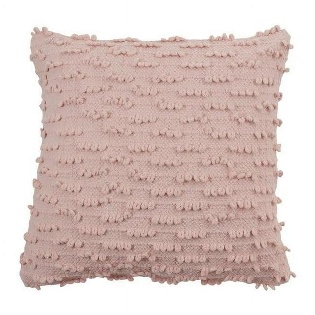 Saro Theo Collection Ruffled Cotton Throw Pillow