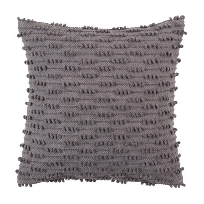 Saro Theo Collection Ruffled Cotton Throw Pillow