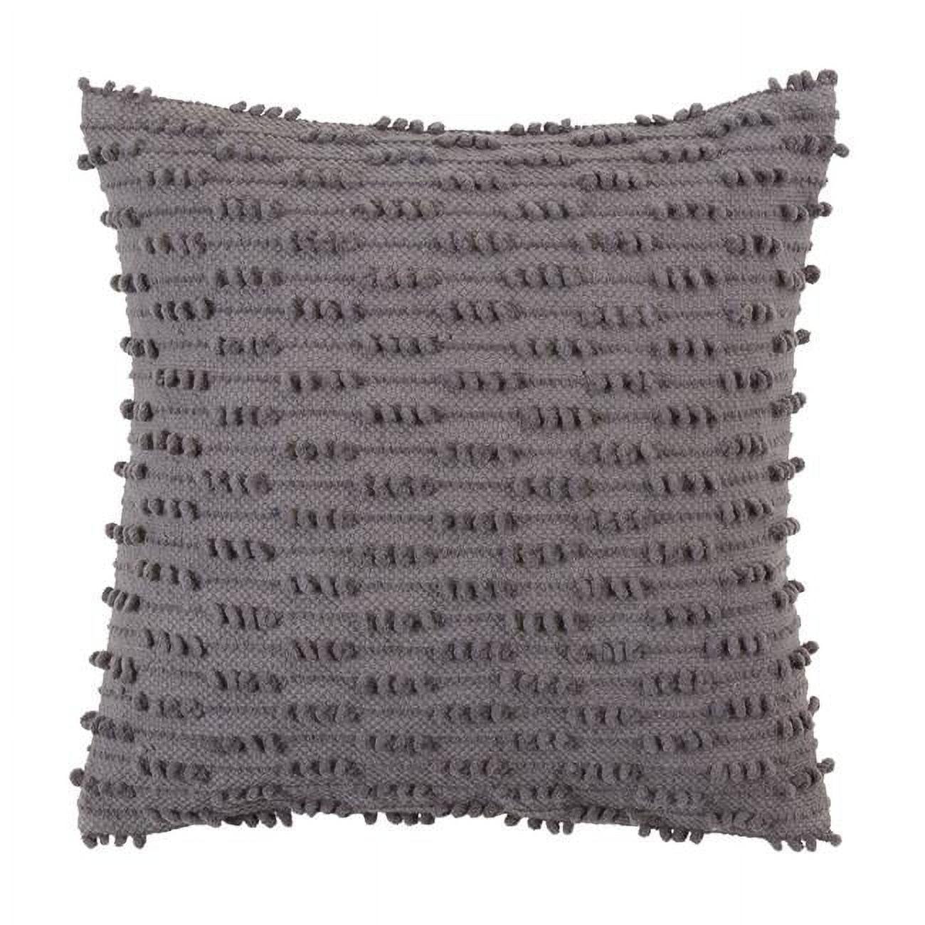 Saro Lifestyle Down-Filled Nubby Design Throw Pillow