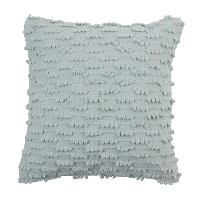 Ruffled Cotton Throw Pillow