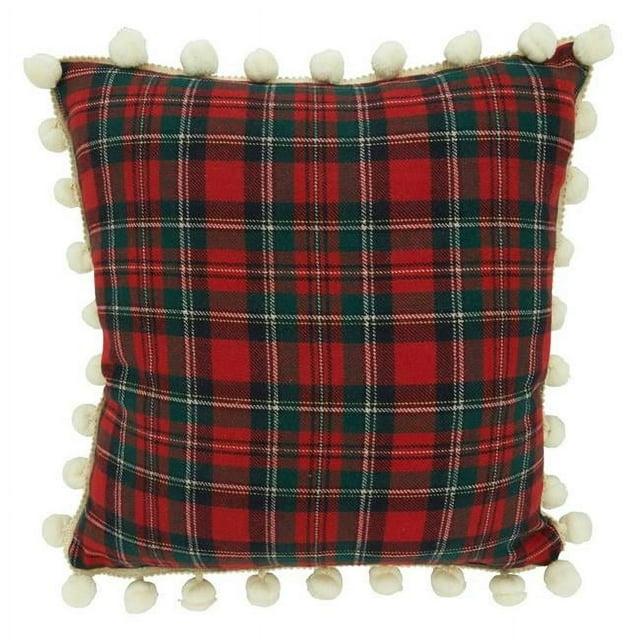 Tassels Reversible Throw Pillow